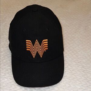 Whataburger Pelham Hat Black Orange One Size Baseball Cap